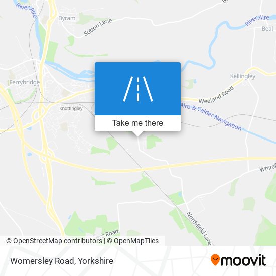 Womersley Road map