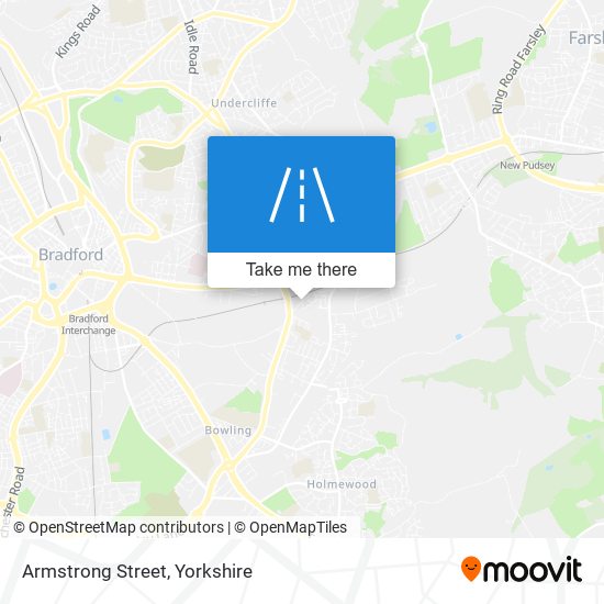 Armstrong Street map