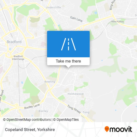 Copeland Street map