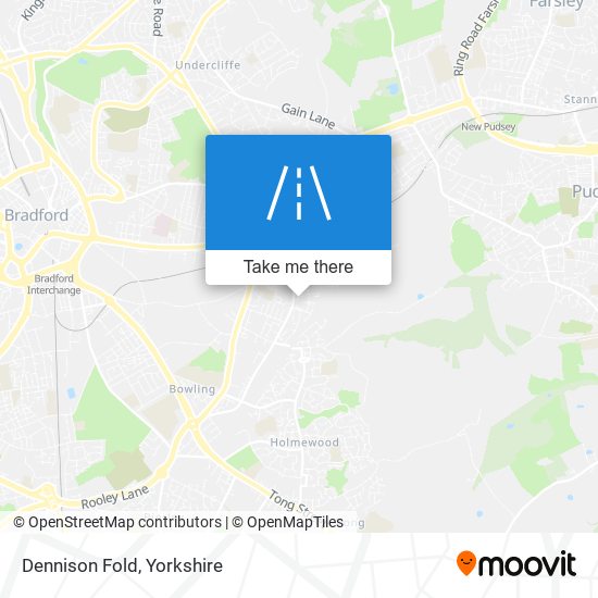 Dennison Fold map