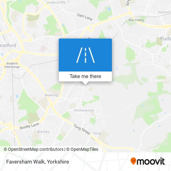 Faversham Walk map