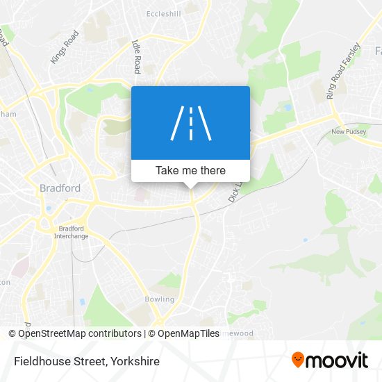 Fieldhouse Street map