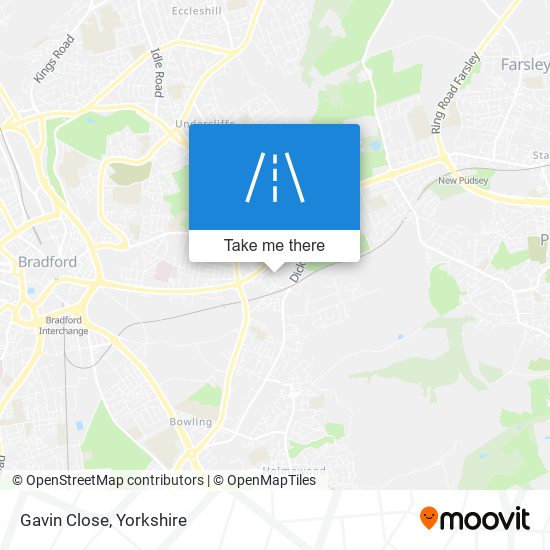 Gavin Close map