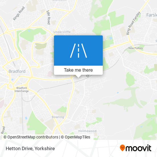 Hetton Drive map