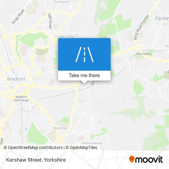 Kershaw Street map