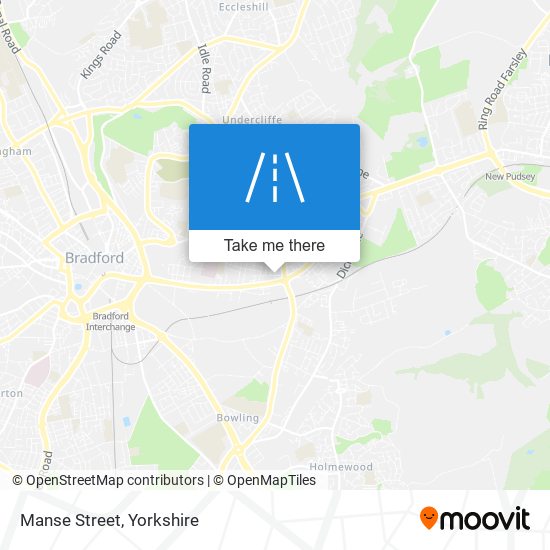 Manse Street map