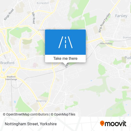 Nottingham Street map