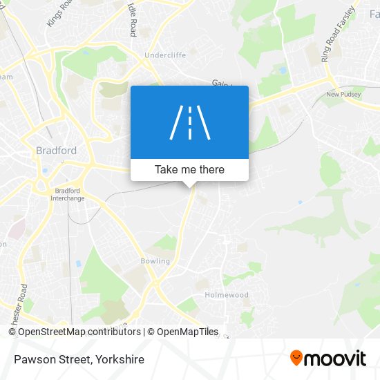 Pawson Street map