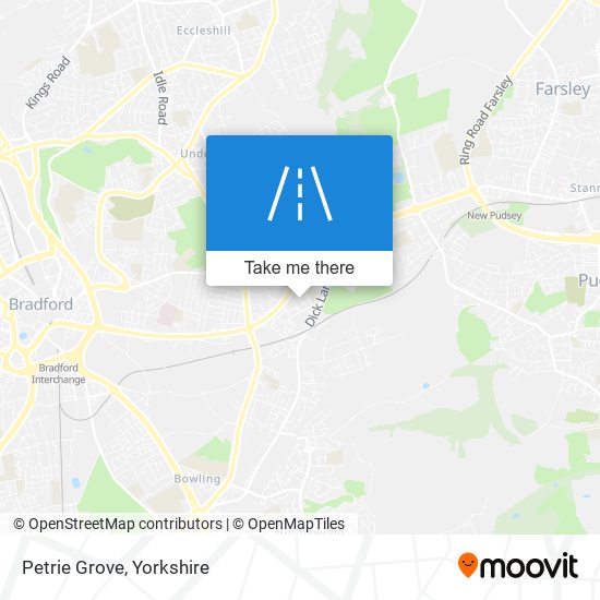 Petrie Grove map