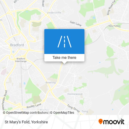 St Mary's Fold map