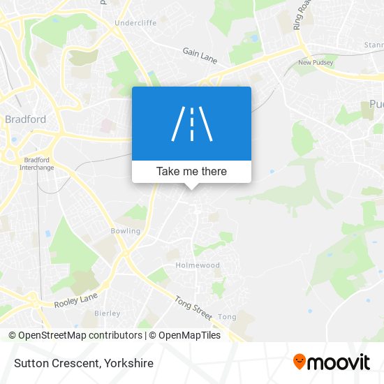Sutton Crescent map