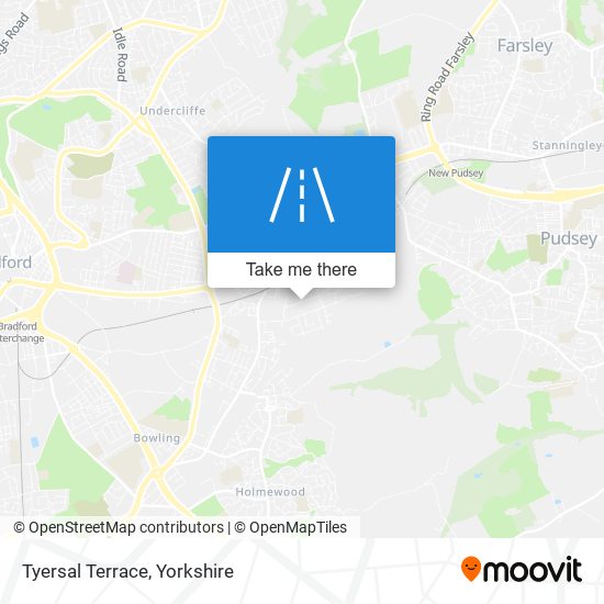 Tyersal Terrace map