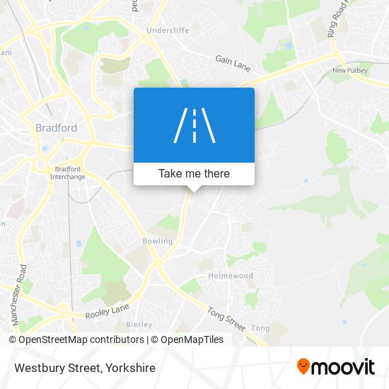 Westbury Street map