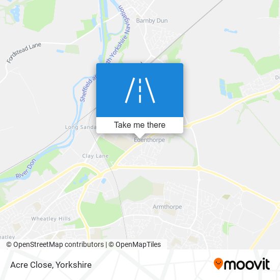 Acre Close map