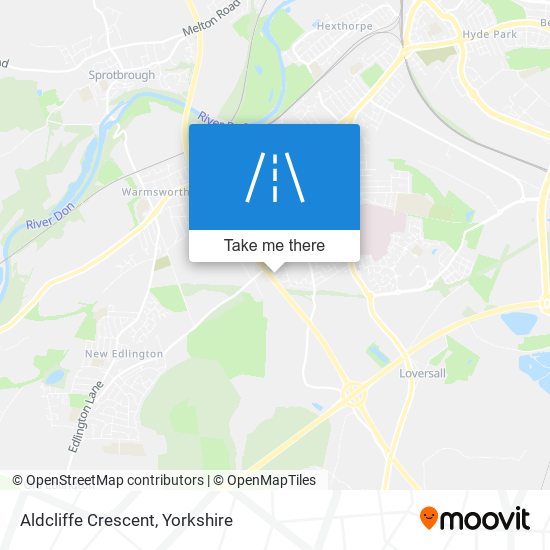 Aldcliffe Crescent map