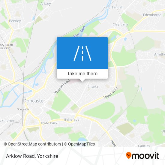 Arklow Road map
