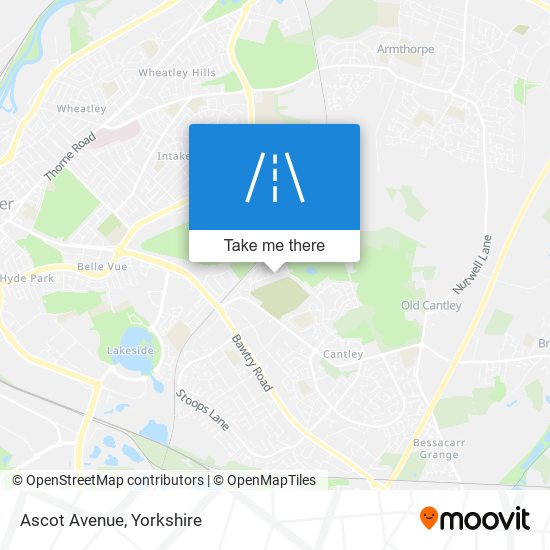 Ascot Avenue map