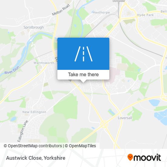 Austwick Close map