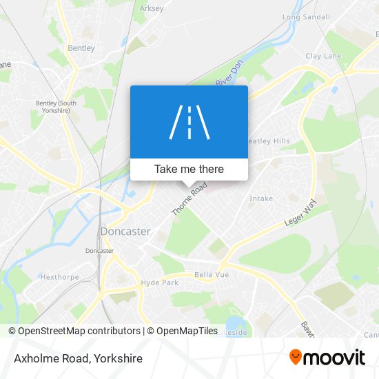 Axholme Road map