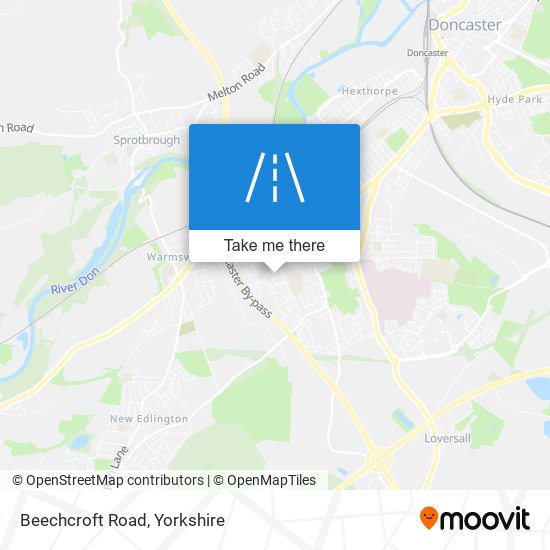 Beechcroft Road map