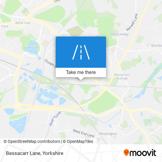 Bessacarr Lane map
