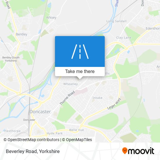 Beverley Road map