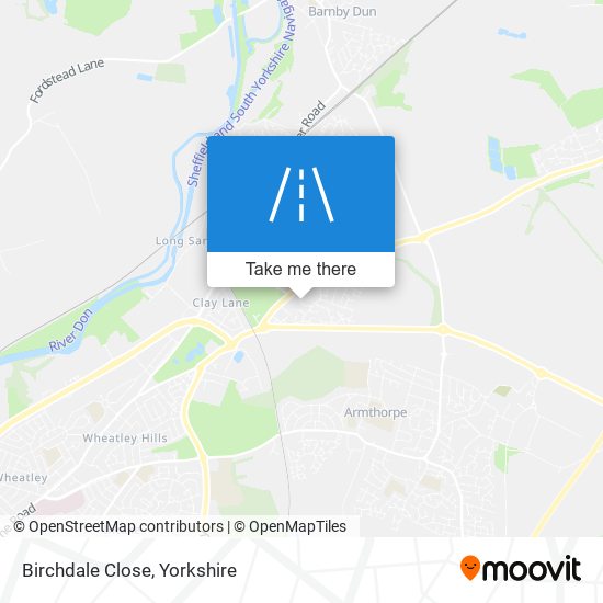 Birchdale Close map