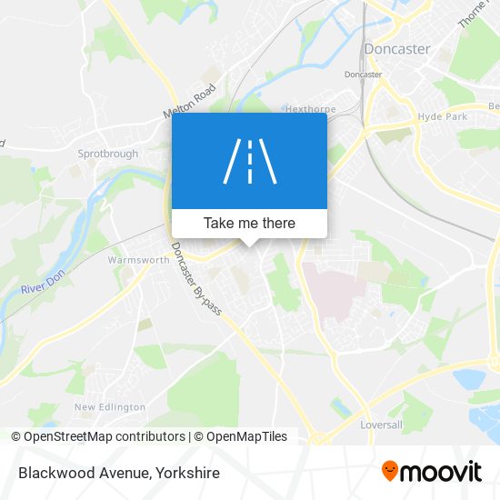 Blackwood Avenue map