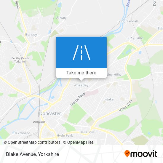 Blake Avenue map