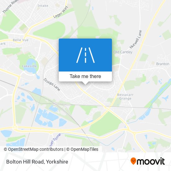 Bolton Hill Road map
