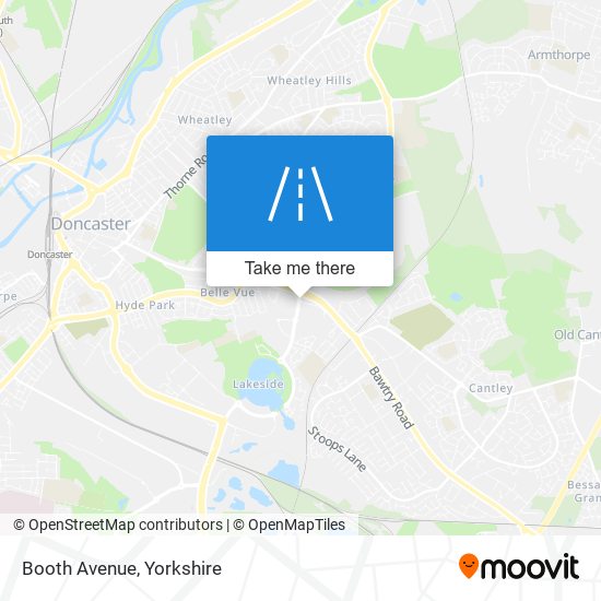 Booth Avenue map