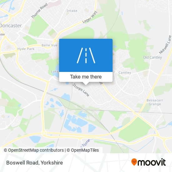 Boswell Road map
