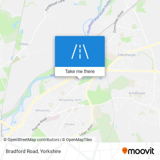 Bradford Road map