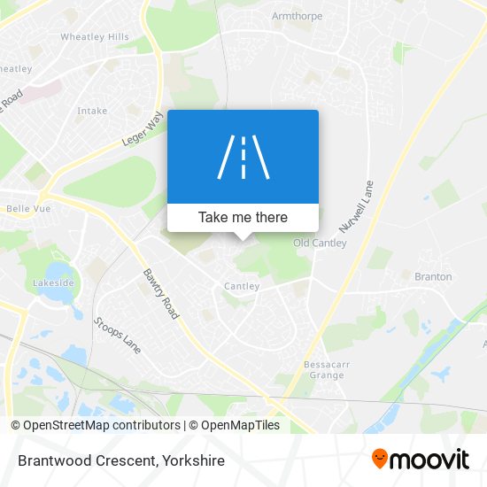 Brantwood Crescent map