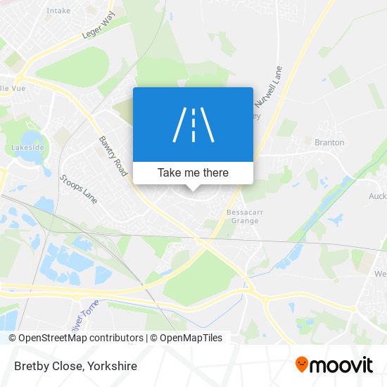 Bretby Close map