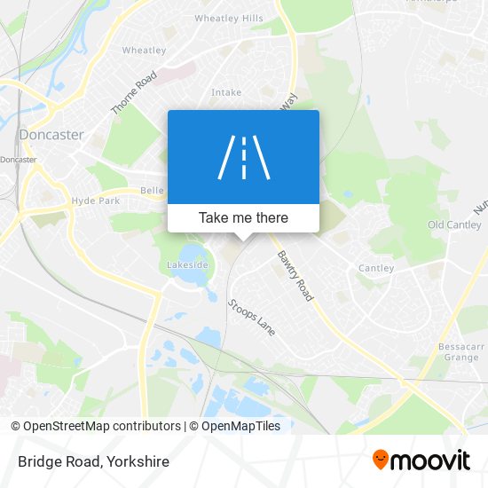 Bridge Road map