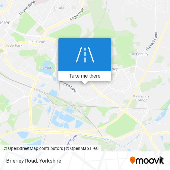 Brierley Road map