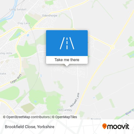 Brookfield Close map