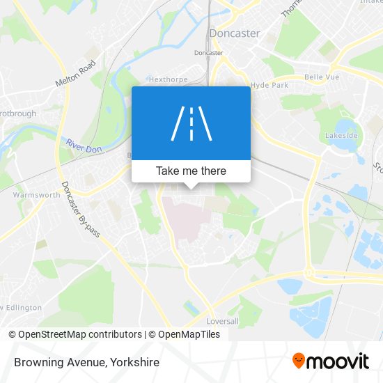 Browning Avenue map