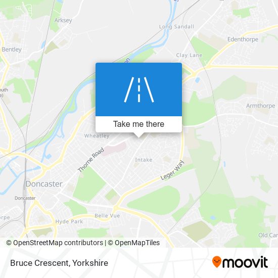 Bruce Crescent map