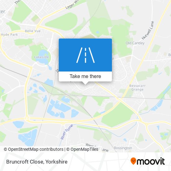 Bruncroft Close map