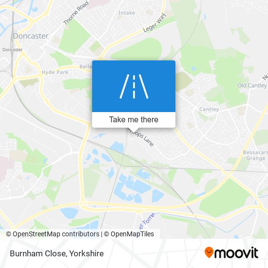 Burnham Close map
