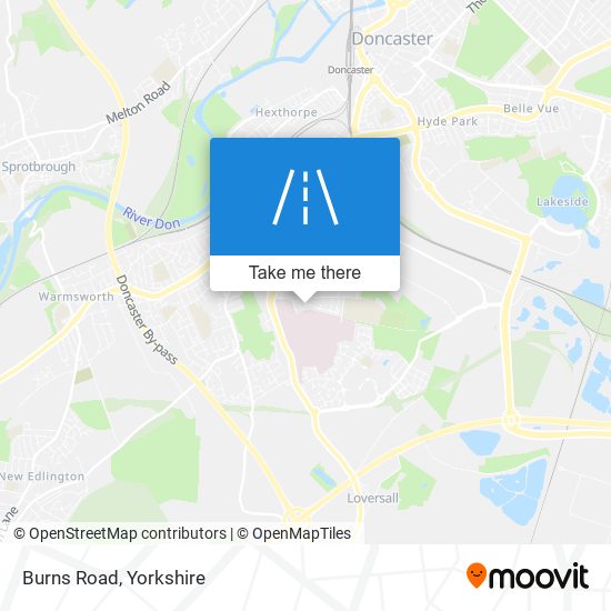 Burns Road map