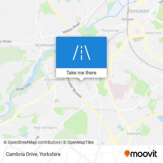 Cambria Drive map