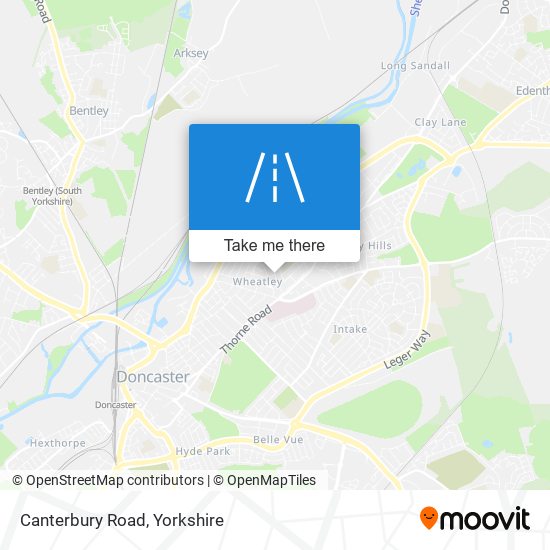Canterbury Road map