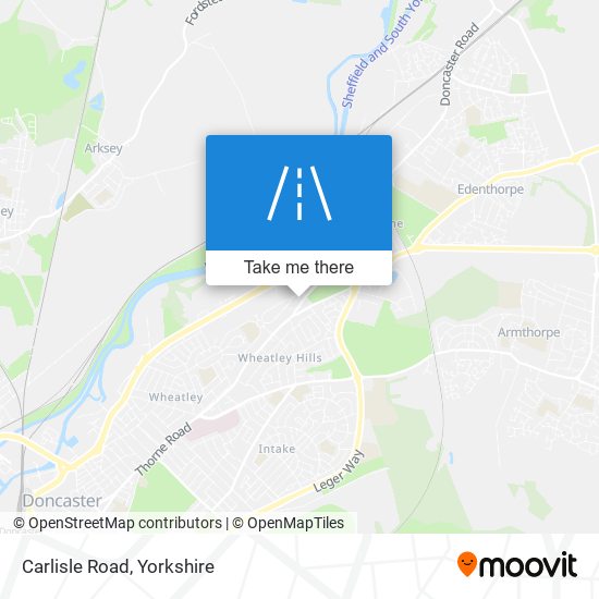 Carlisle Road map