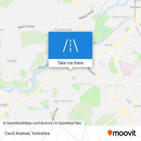 Cecil Avenue map