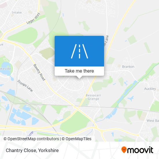 Chantry Close map