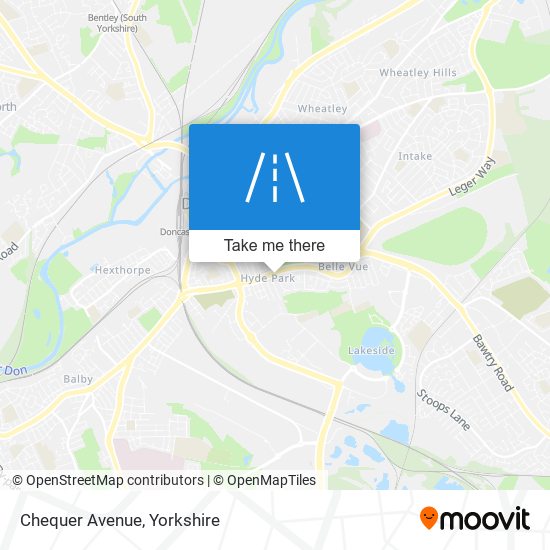 Chequer Avenue map