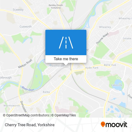 Cherry Tree Road map